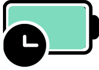 8 hours of battery of run time on e-scooter and bike